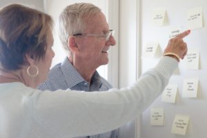 a man using memory card to treat dementia