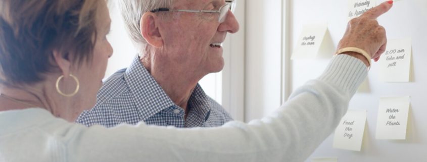 a man using memory card to treat dementia