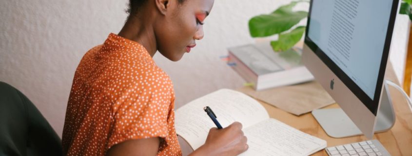 a woman learning how to teach skills to her ADHD child